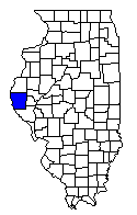 Location of Adams Co.